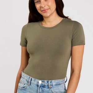 Nuuds Short Sleeve Crewneck Bodysuit